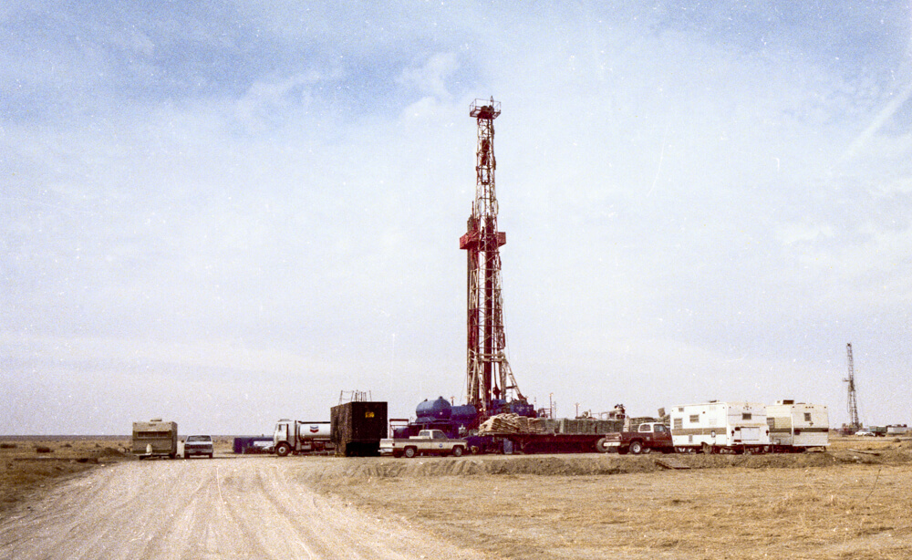 Oil Drill Rig in Central Valley California